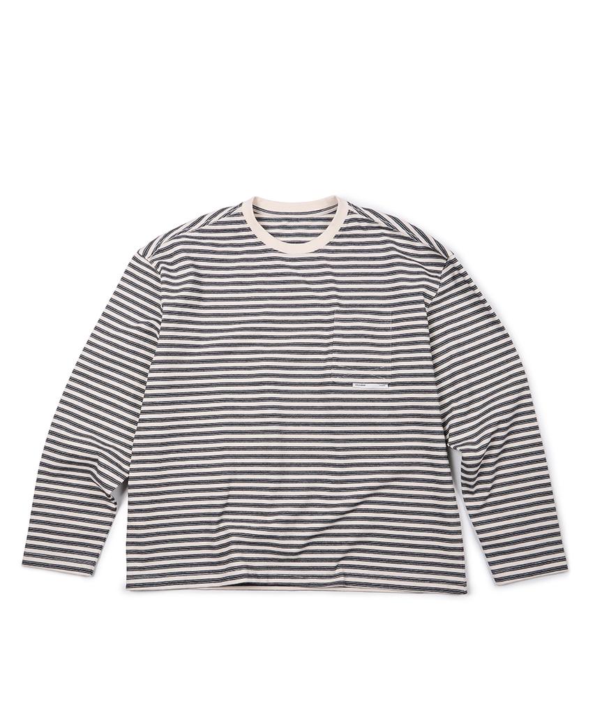 Itci (Base) Stripe Pocket Long Sleeve (Ivory)