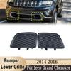Stoßfänger vorne unterer Kühlergrill Abschlepphaken-Abdeckung Schale Für Jeep Grand Cherokee 2014-2016 Ersatz 68143099AC