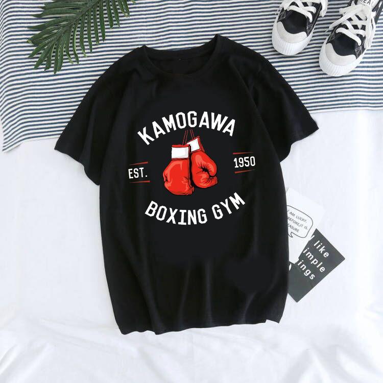 Hajime No Ippo Manga Y2k TShirt Japanese Anime Hip Hop Tee Top Men Women Makunouchi Takamura T-Shirt KGB Harajuku Tshirt Clothes