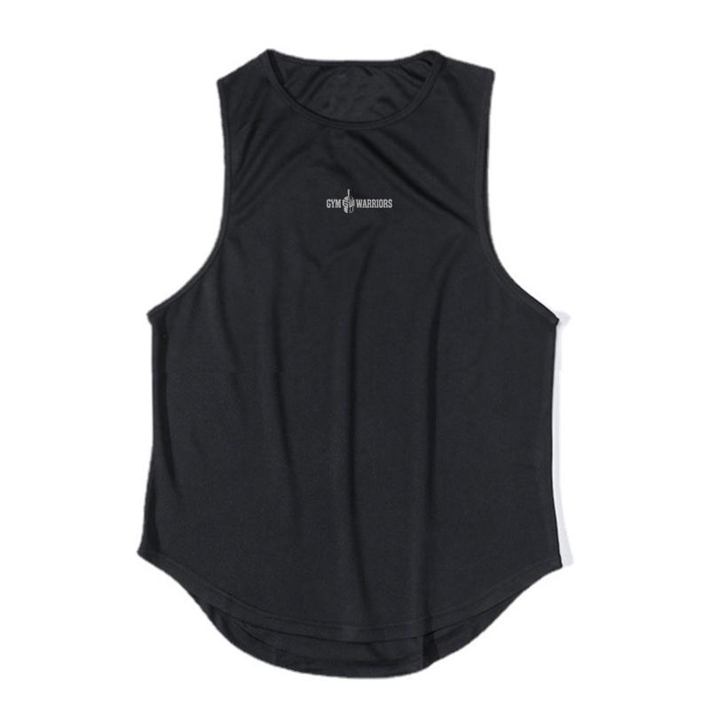 Muscleguys Mesh Gym Clothing Muscle Guys Singlets Quick Dry Stringer Tank Top Men Fitness Sleeveless Sports Tank Tops