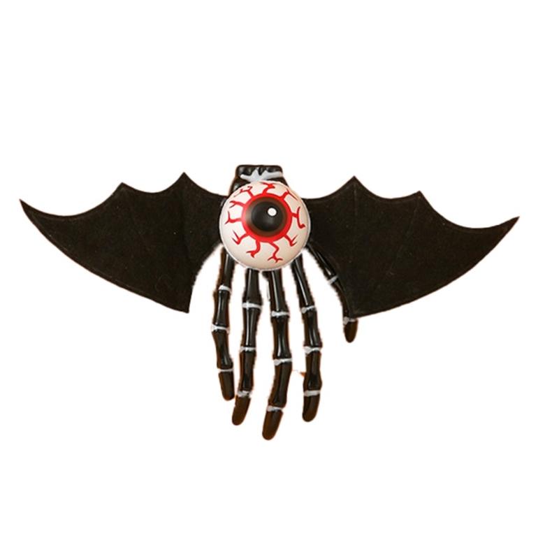 Halloween Skull Hands Hair Clip Hairpins Cosplay Costume Decorative Skeleton Hair Pins Clips Barrettes for Women Girls