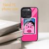 Funky I Am Cool Face Phone Case Black Hard Plastic Phone Case For Iphone 17 Air 16 15 14 13 12 11 Pro Max PC TPU Ins Case