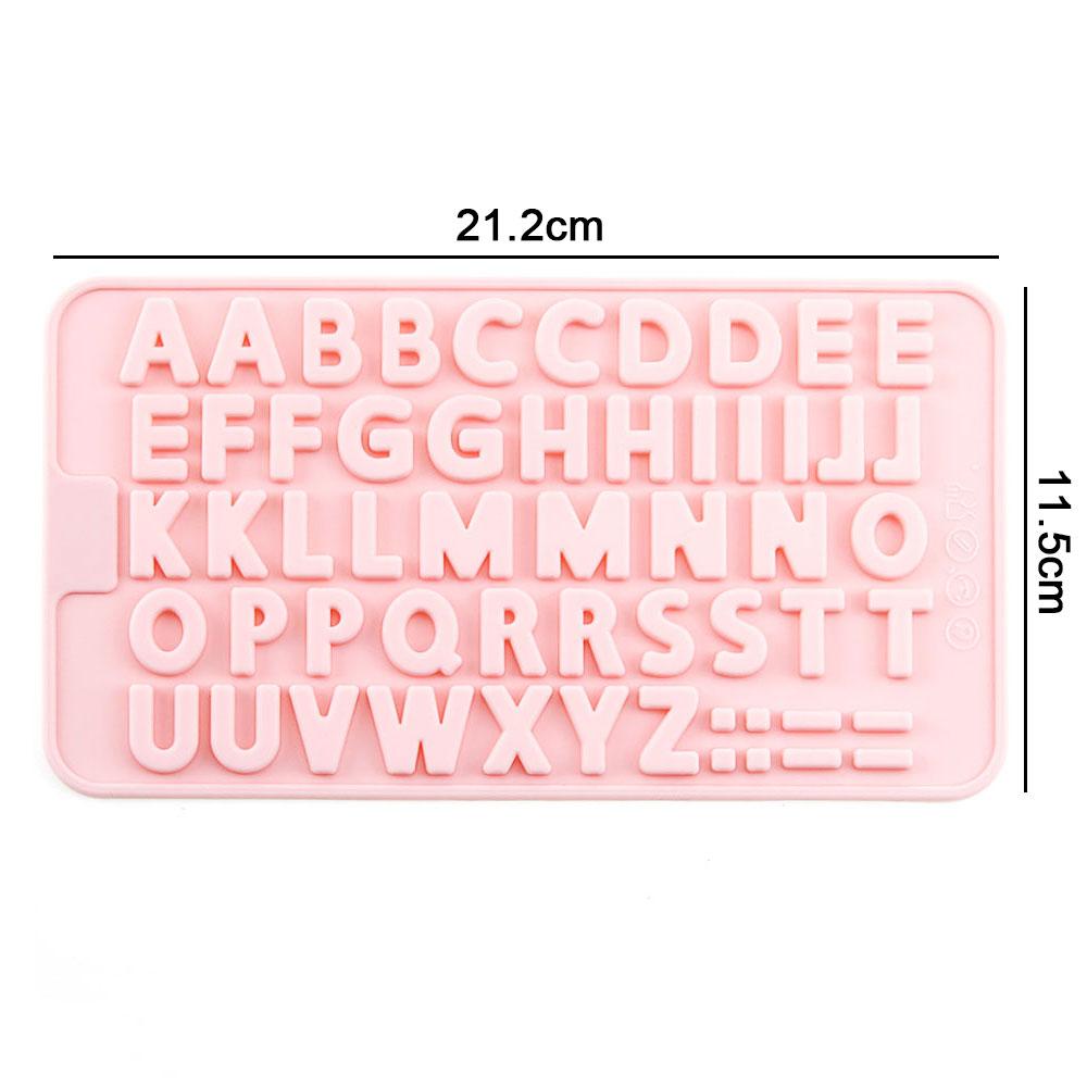 Silicone world DIY Silicone Chocolate Mold 26 Letter Number Chocolate Baking Tools Silicone Cake Mold Jelly Candy Mold 3D Mold