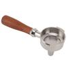 Portafilter 58mm with Bottom Detachable 304 Stainless Steel   Wood Handle Coffee Portafilter for Expobar for   for GA for Pandorra for XLVI