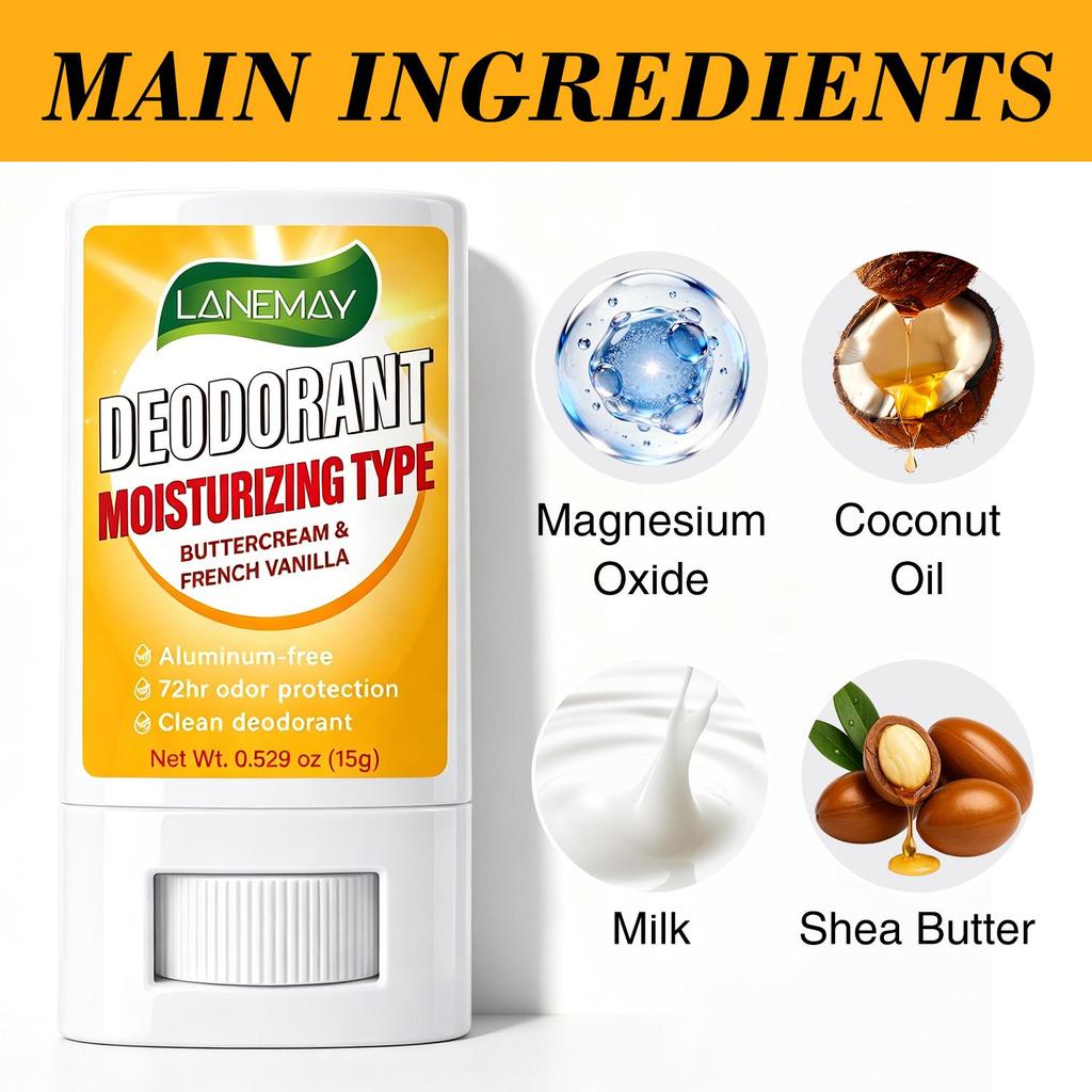 Deodorant Stick-Nourish The Skin-Long-Lasting Odor Protection For All Day Freshness-Helps Control Odor-15g