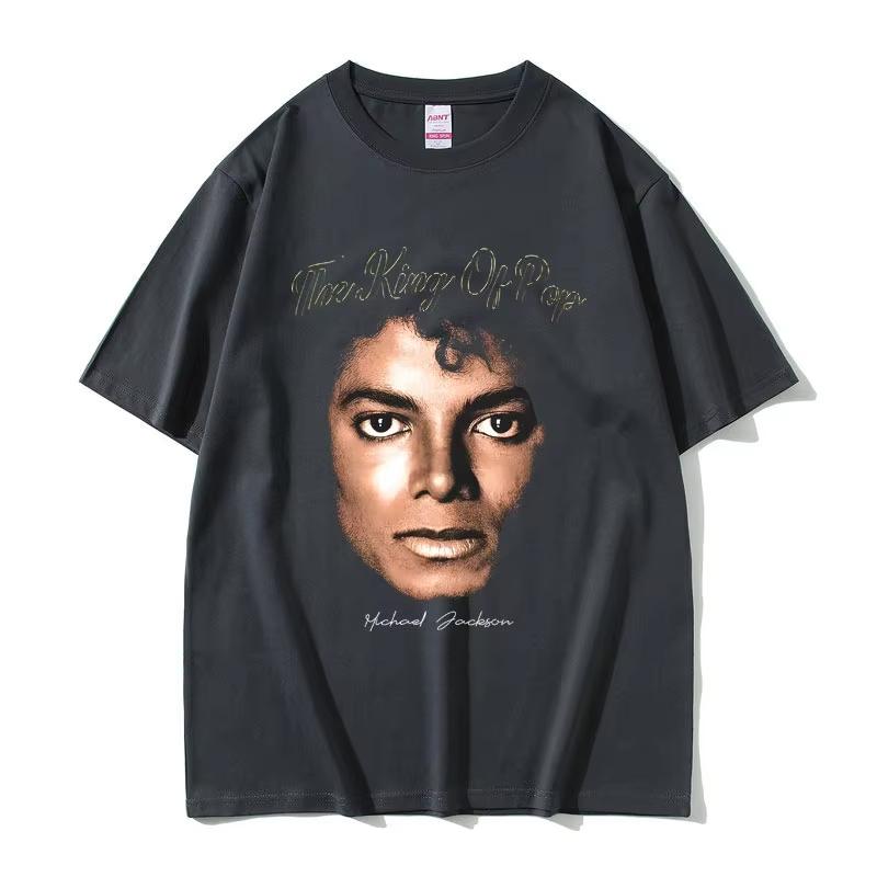 The King of Pop Michael Jackson Graphic Tshirt Men Women Fashion Casual Vintage T Shirts Tops Unisex Gothic Rock Streetwear