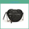 Kids Love Heart Chain Crossbody Bag With Pu Material For Toddler Daily Use