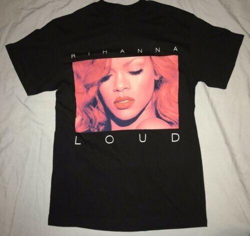 Rihanna Loud Tour Album Concerto Maglietta Nera a Maniche Corte Unisex S-5XL