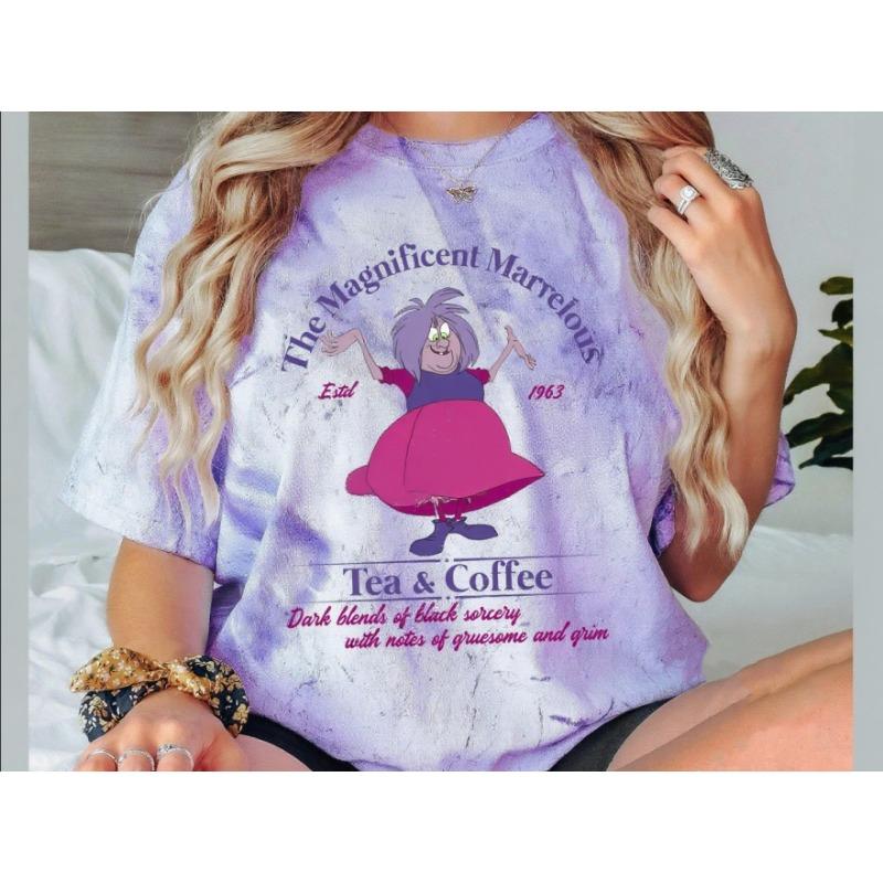 Summer Round Neck Mad Madam Mim Printed Top Fashionable Casual Pure Cotton Short Sleeved Women's T-shirts