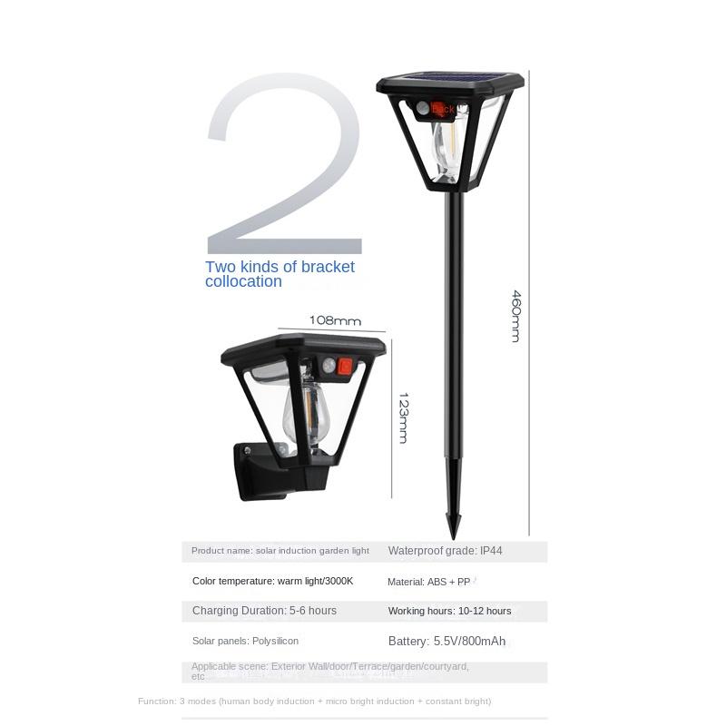 Solar Lighting Outdoor Garden Lights Wall Sconces