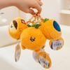 Mini Fruit Orange Elf Plush Toys Soft Fluffy Cartoon Orange Pendanta Lovely Keychain Bags Hanging Decor Funny Gift To Friends