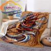 Chinese Dragon or Divine  Fluffy Blanket Flannel Warmth Soft Plush Sofa Throw Dragon Eye Square  Blanket Tourist