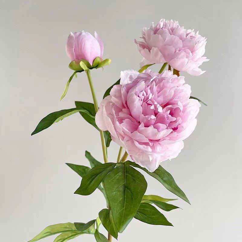 Lu Ke Premium Peony Silk Flower Bouquet for Living Room & Dining Table Decoration