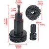 Wheel Hub Cleaning Tool Wheel Stud Hub Cleaner Rust Remover Grinding Heads Polish Maintenance Tools for Rotors Vehicle Truck