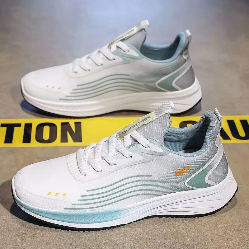 Shoes Men's Spring New Fly-woven Mesh Casual Student Trendy Shoes Trendy with Thin Sports Running Shoes Men's Shoes