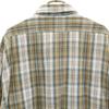 ARROW 80s vintage Check Pattern Long sleeve Cotton shirt XL white Men's Used