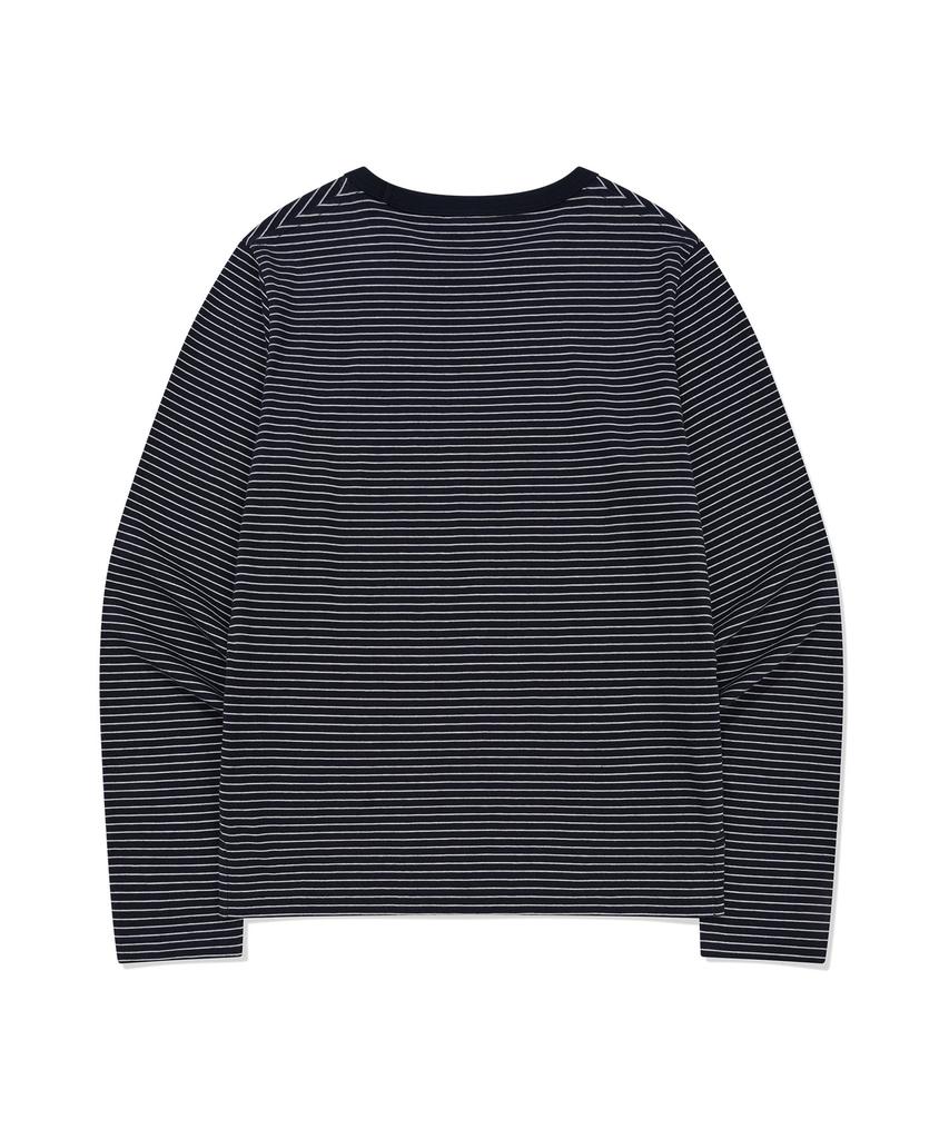 WACKY WILLY Women'S Striped Long Sleeve Navy