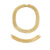 IngeSight.Z Vintage Multi Row Chunky Thick Wide Choker Necklaces Collar Gold Color Chain Clavicle Necklaces for Women Jewelry