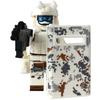 Ninja Warrior Superhero Doll With Weapon Single Building Block Assembly Toy