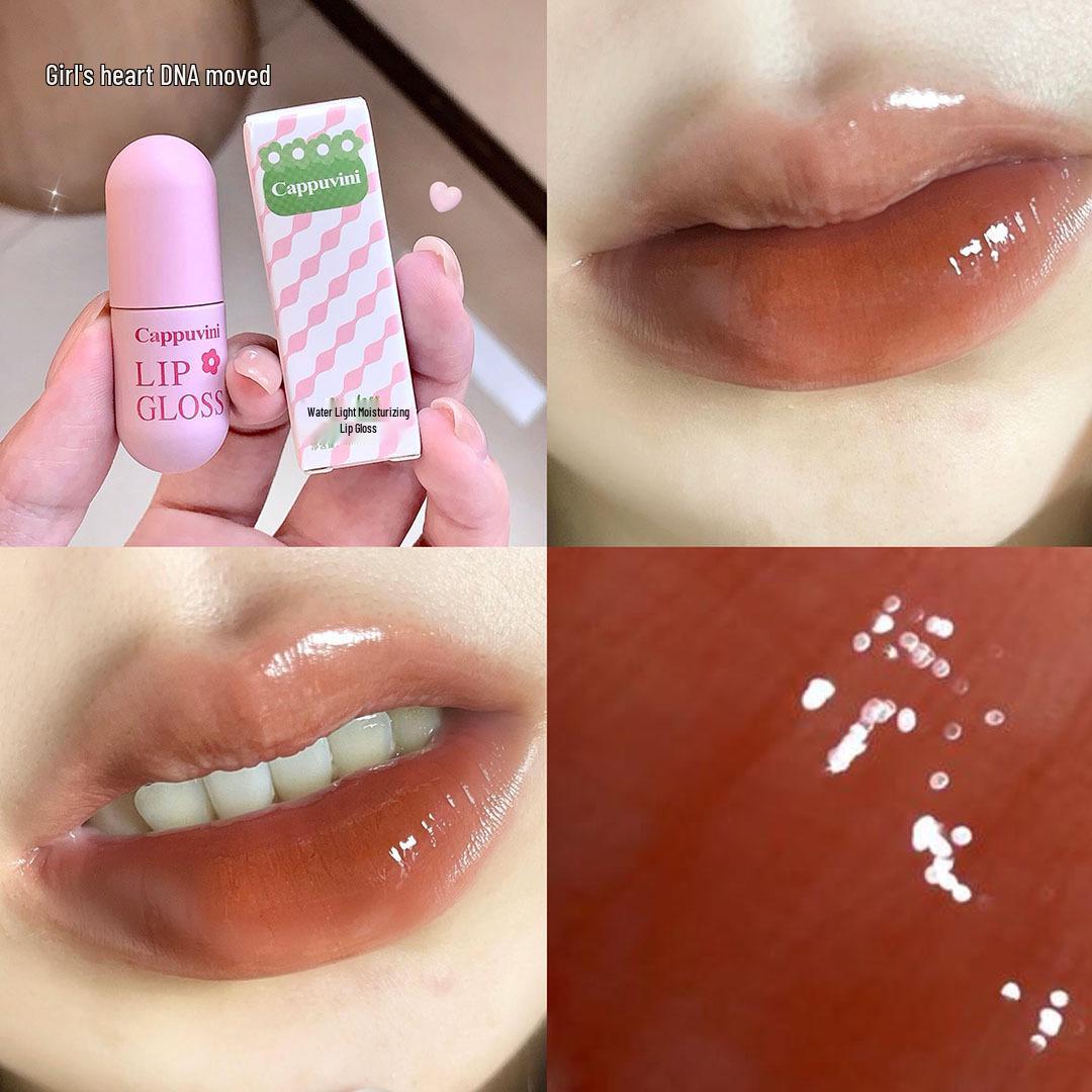 

Cappuvini Блеск для губ и тинт Мини-набор с зеркалом-капсулой - Макияж, подходящий для студентов