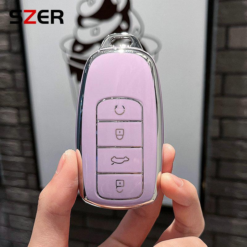 TPU Car Key Case Cover For Chery Tiggo 8 Pro Tiggo 8plus New 5 Plus 7pro Chery Tiggo 7 Pro Max Omoda 5 C5 Modod Protector Fob