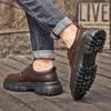 Italienische Herren Freizeitschuhe Leder Dicke Sohle Trendig Alleskönner Echtes Leder Business Schuhe Outdoor Designer Oxford Schuhe