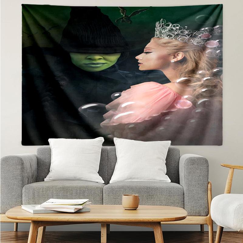 1PC Magic witch And Friendship K-pop music group Tapestry Accessories for Bedroom,Livingroom, dormitory Room Wall Decor Fan Birthday Gifts