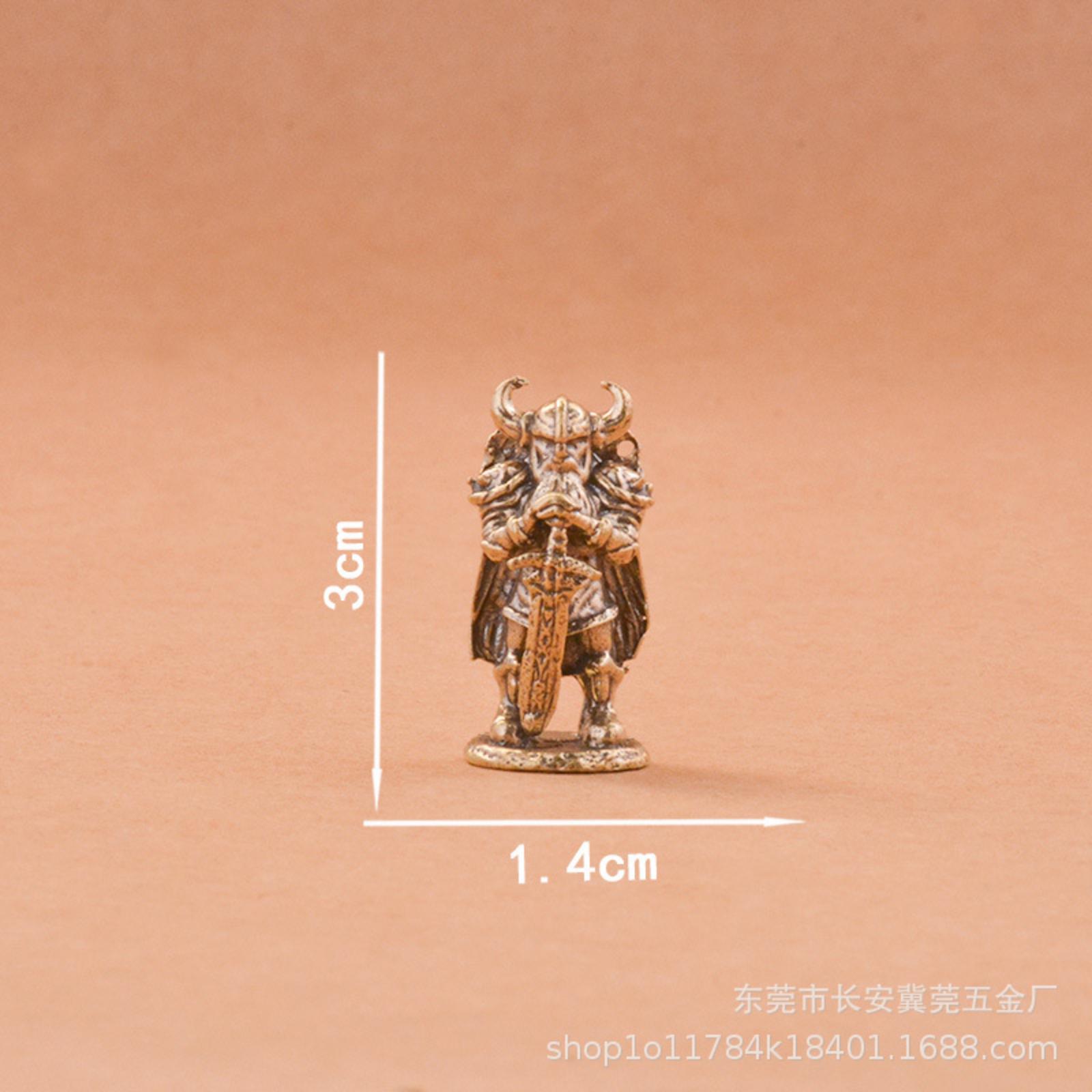

Brass Shogunate Figure, Model Toy Gift For Boys - Unique Board Game Piece Display One Size