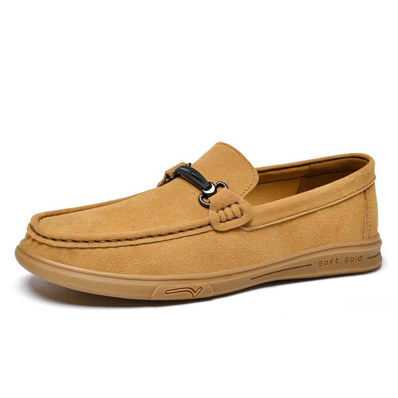 Fashion Designer Fashion New Men's Suede  Leather Shoes Male Causal Loafers Flats Homecoming Prom Wedding Dress Footwear