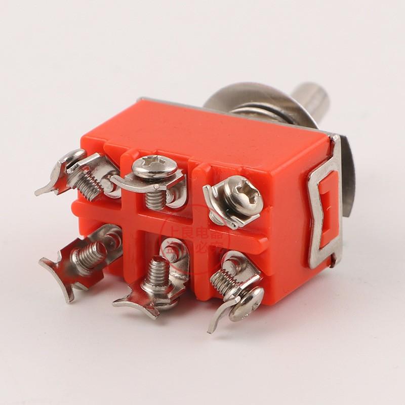 15A Rated Current 6 Pin Switch SPST Switch Toggle Switch