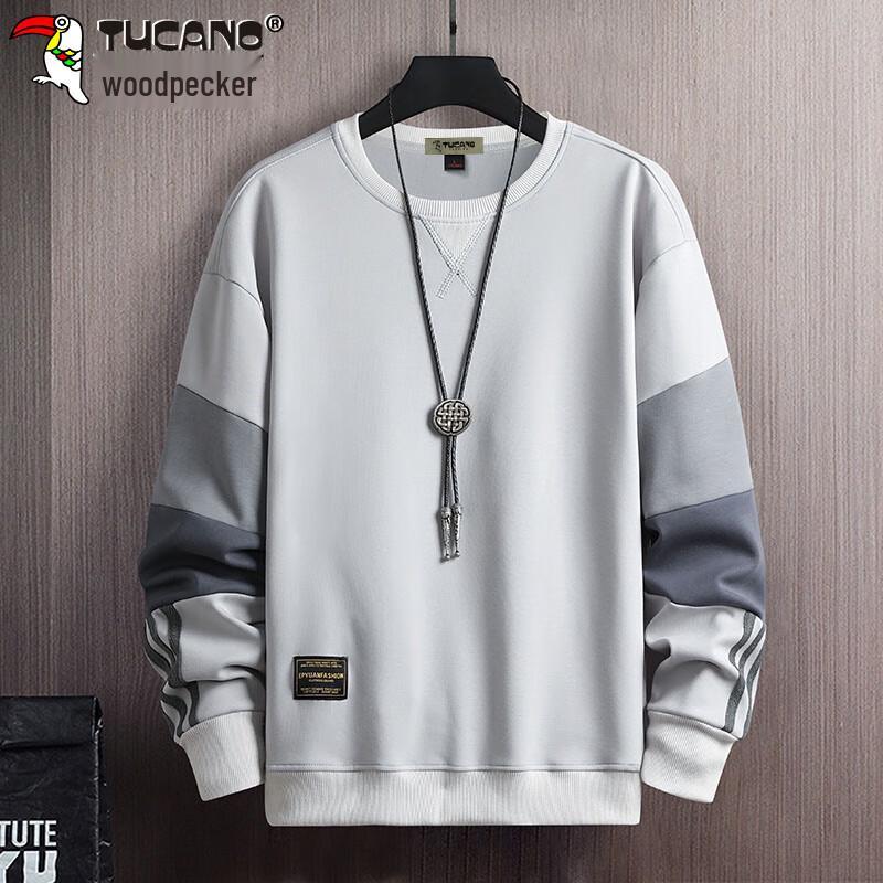 Tucano Herren Locker Geschnittenes Rundhals Langarm Sweatshirt