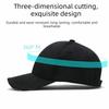 New Adjustable Baseball Hat Unisex Black White Baseball Cap Sun Hat Spring Summer