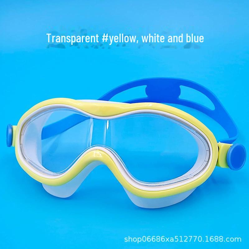 Children's Anti-Fog Diving and Swimming Goggles - Waterproof Macaron Design