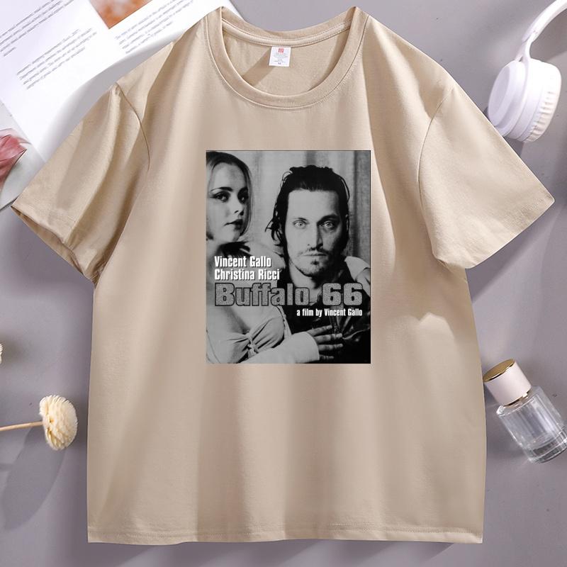 Japanese Style Buffalo 66 Film TShirt Movie Graphic Tee Printed Cotton Oneck Short Sleeve T Shirt Unisex WoUnisex Fashion Tops