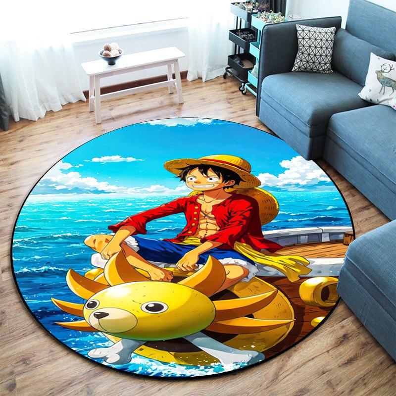 Scimmia D Carina. Tappeto Luffy dal manga giapponese ONE PIECE è morbido, per la casa, la camera da letto, decorazione zerbino, e tappeto antiscivolo E2