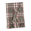 Elegant Plaid Scarf Women's Winter New Fashion Commuter Neck Protection Cold Imitation Cashmere Scarf Warm Shawl