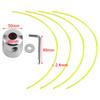 Aluminium Alloy Strimmer Trimmer Head String Set for Gasoline Grass Brush Cutter