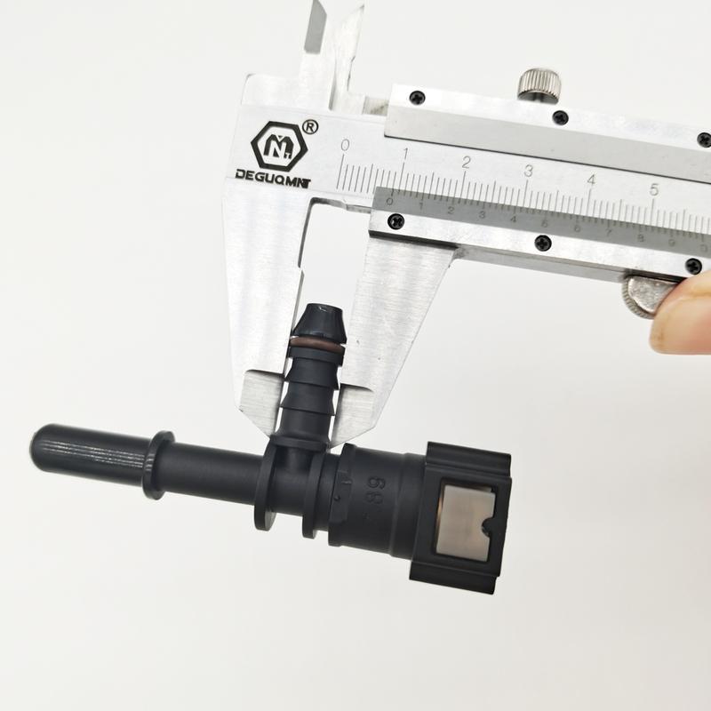 Fuel Line Connector Pipe Connectors 7.89 ID6 Lengthened FConnector Auto Gasoline Fuel Filter Plastic Fittings