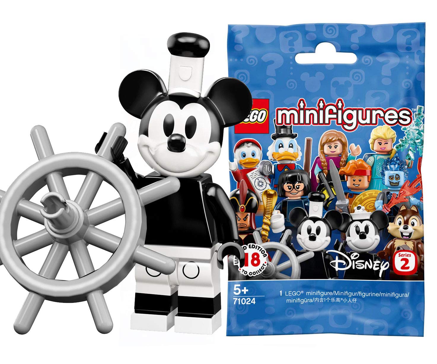 

Минифигурка LEGO Disney Серия 2 Винтажный Микки Маус (Неоткрытый) [71024-1]