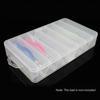 2PCS 14 Compartments Fishing Tackle Box Double Sided Fishing Bait Box  for Outdoor Fishing