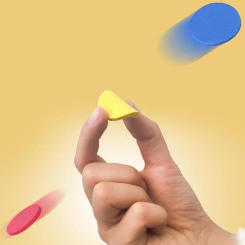 1Pc Disc Launcher Toy with Trigger 15 EVA Discs Outdoor Garden Backyard Lawn Park Kids Flying Disc Shooter Game Toddlers Boys Girls Gift