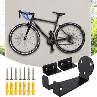 Držák na kolo na zeď Kovový Odolný Horizontální Věšák na kolo Šetřící místo Domov Garáž Byt Horské Silniční kolo Nástěnný Stojan pro skladování