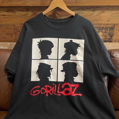 Virtual Character Gorillaz Street Urchin Street Fighter T-Shirt Loose Harajuku Men's and Women's Versatile Half-Sleeve Top