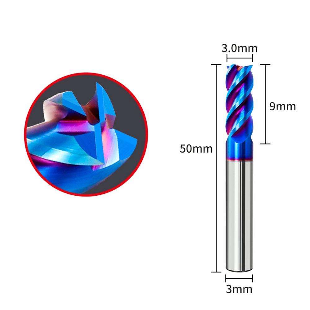 Tungsten Steel End Mill 4 Flutes Milling Cutter New CNC Cutting Tools