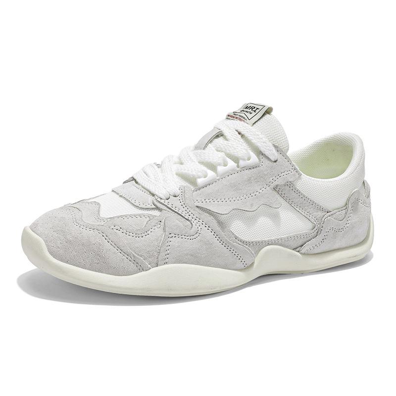 

Four Seasons Fashion Trend Low-top Flat-bottomed Sneakers College Style Men s Outdoor Casual Mesh Shoes Color-matching Student Shoes 44