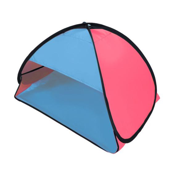 Beach Sun Shelter Head Tent Portable Automatic Poping Sun Protection Shade Canopy Outdoor Camping Fishing Hiking Picnic Foldable Mini Tent