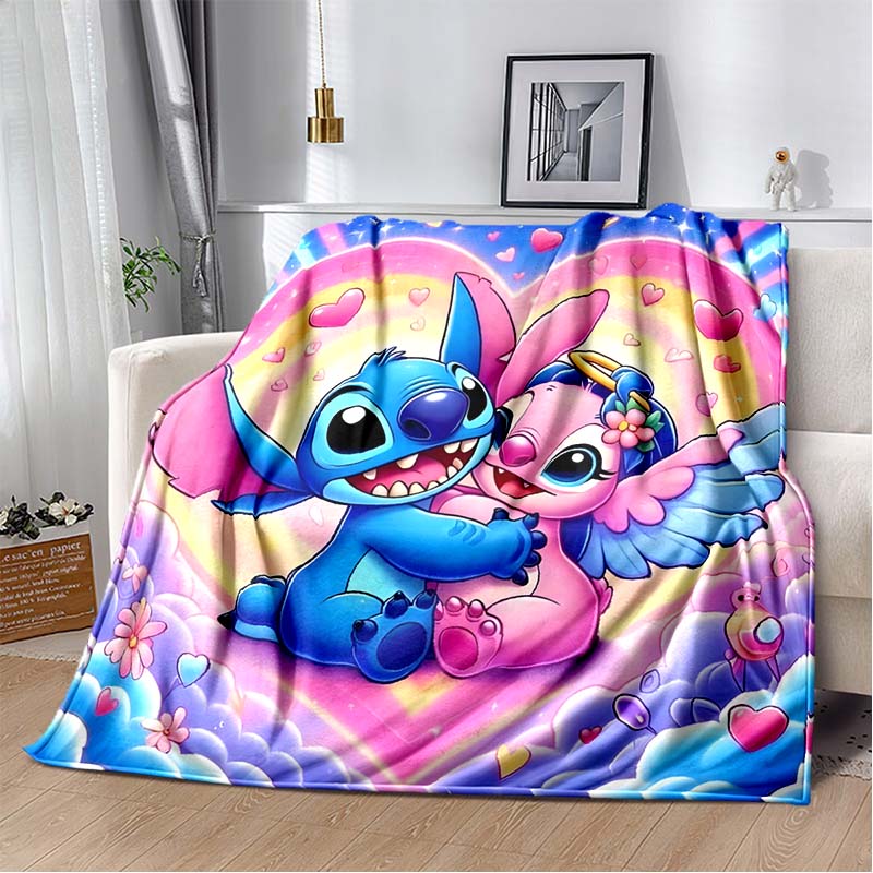 3D Classic Cartoon Blanket Theme Flannel Blanket for Couch Bed Living Room Sofa, Decorative Pattern Super Soft Cozy, Great Gifts