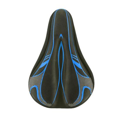 Fahrradsitz Fahrrad Silikon 3D Gel Sattelsitzbezug Mountainbike Sattelpolster Gepolstertes weiches Kissen Atmungsaktiver Kissenbezug