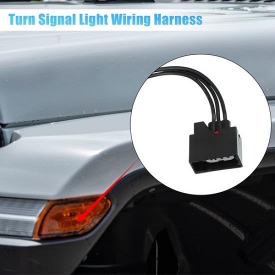 1 Set Front Turn Signal Light Connector for Jeep 68065016AB Plastic