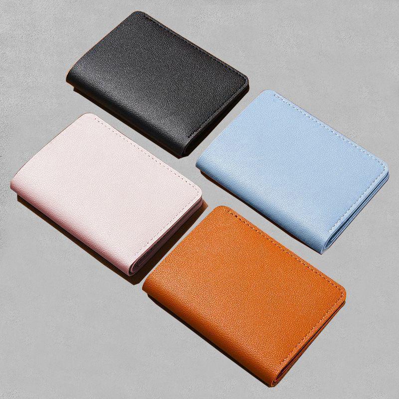 Ultra-thin Men's Compact Multi-card Mini Wallet with ID Card Holder and Multiple Slots